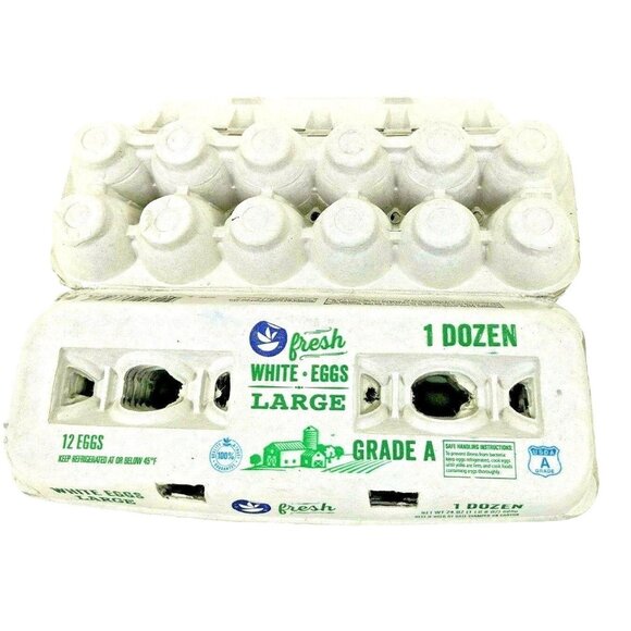 Reusable Egg Cartons For 12 Eggs Large Grade 6 Count Art Crafts Organization 47b - Picture 1 of 4